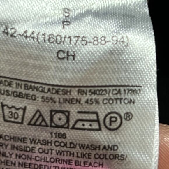 NWT GAP Oversized Cropped Black Linen Women’s S Blazer - Picture 7 of 7